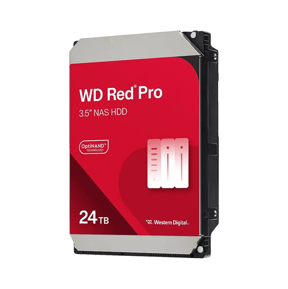 Red Pro 24TB 3.5" SATA NAS Internal Hard Drive (WD240KFGX) | Western Digital Clearance
