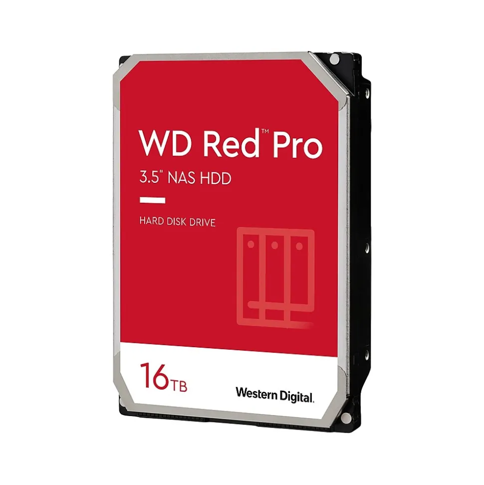 Red Pro 16TB SATA Internal Hard Drive (WD161KFGX) | Western Digital New