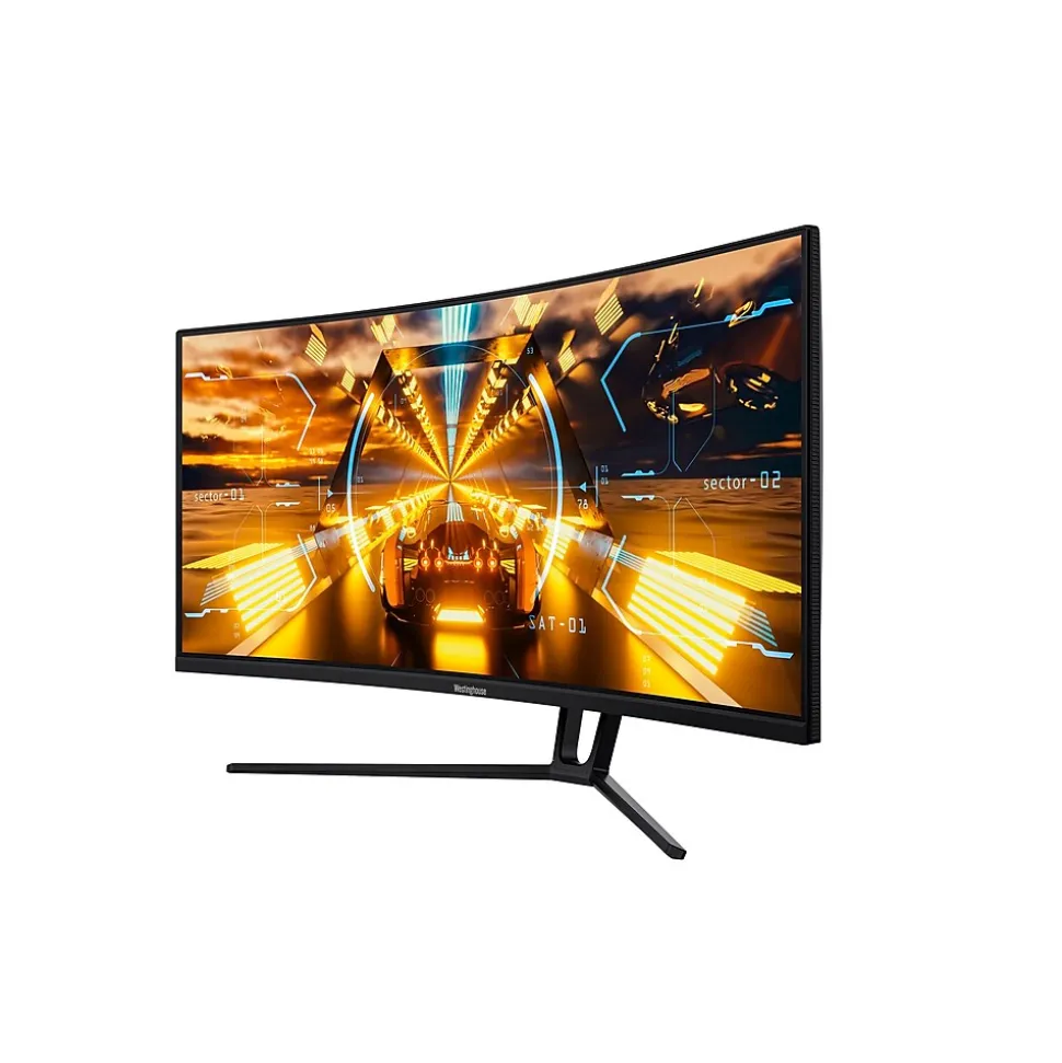 BX6230 34" Curved 180 Hz LED Gaming Monitor, Black (WC34BX6230) | Westinghouse Best