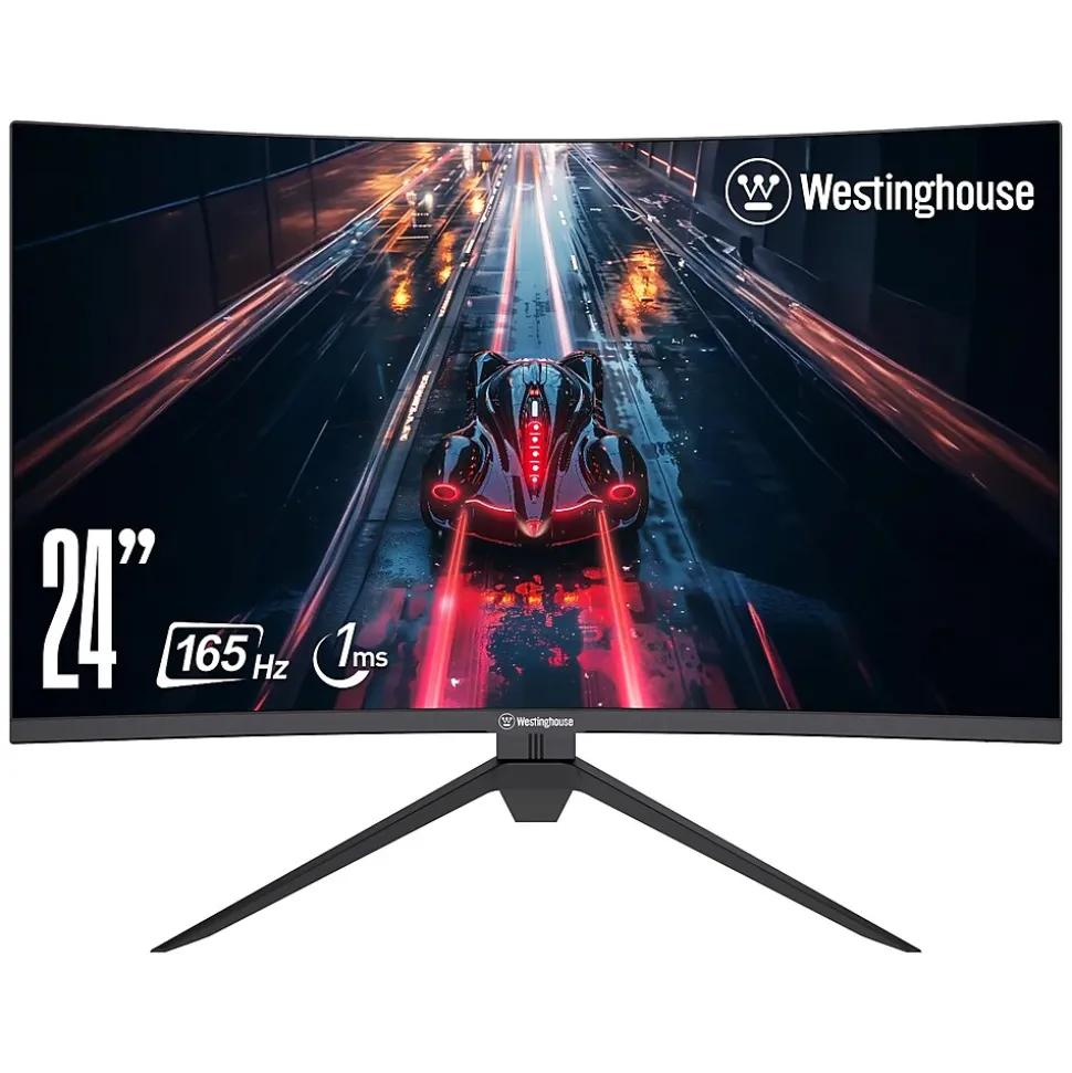 RX6230 24" Curved 165 Hz LED Gaming Monitor, Black (WC24RX6230) | Westinghouse Outlet