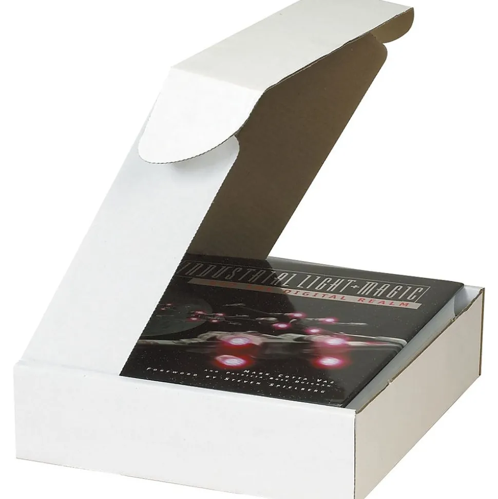 White Deluxe Literature Mailer, 14" x 3-3/4" x 2-3/4", 50/Bundle | Partners Brand Cheap