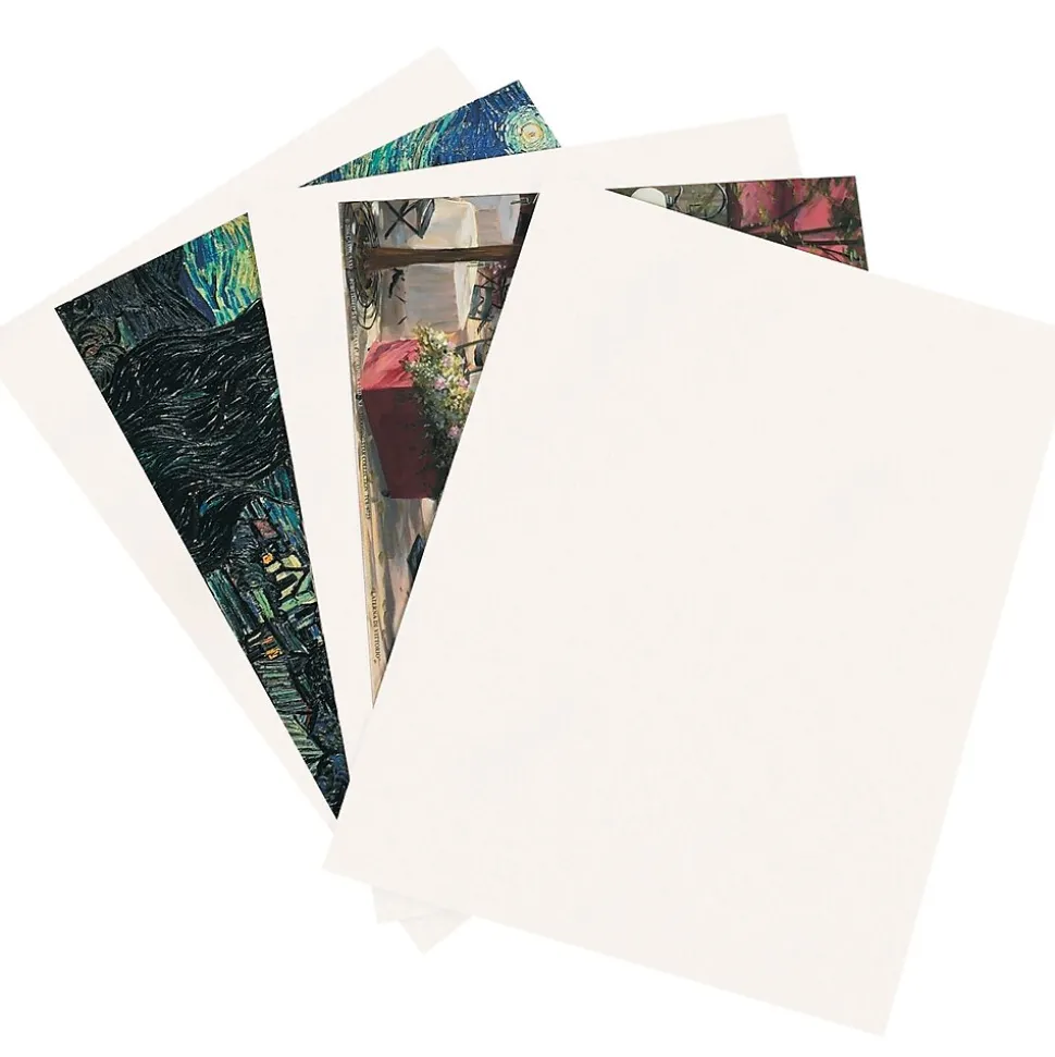 8.5" x 11" Chipboard Pads, Single Wall, White, 960/Carton (CP8511W) | Partners Brand Sale