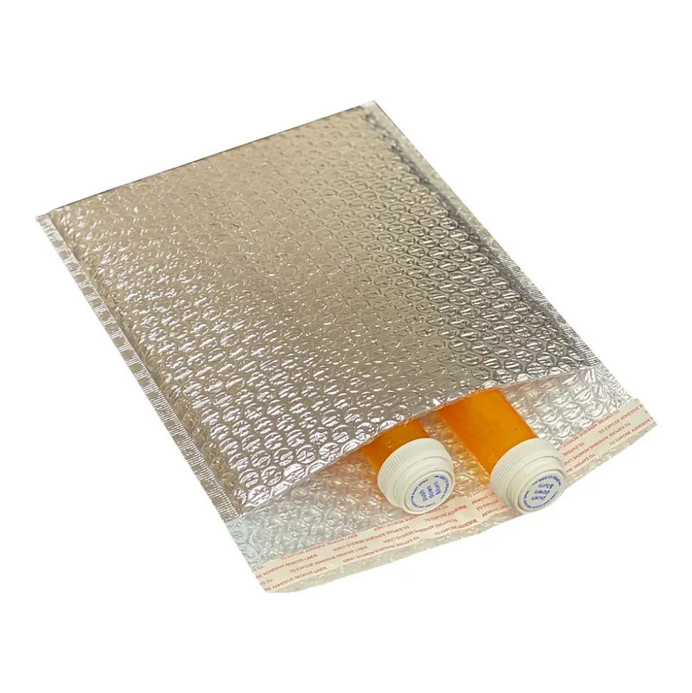 12" x 17" Cool Foil Insulated Self-Sealing Bubble Mailers, 50/Box (MB12X17SS) | NORTECH LABS Online