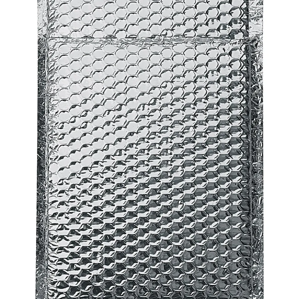 10" x 10.5" Cool Shield Self-Sealing Bubble Mailer, 3/16", Silver, 100/Case (INM1010) | Partners Brand Cheap