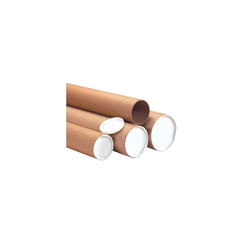 6" x 60" Kraft Heavy Duty Jumbo Mailing Tube, 10/Carton (HD6060K) | Unbranded Discount