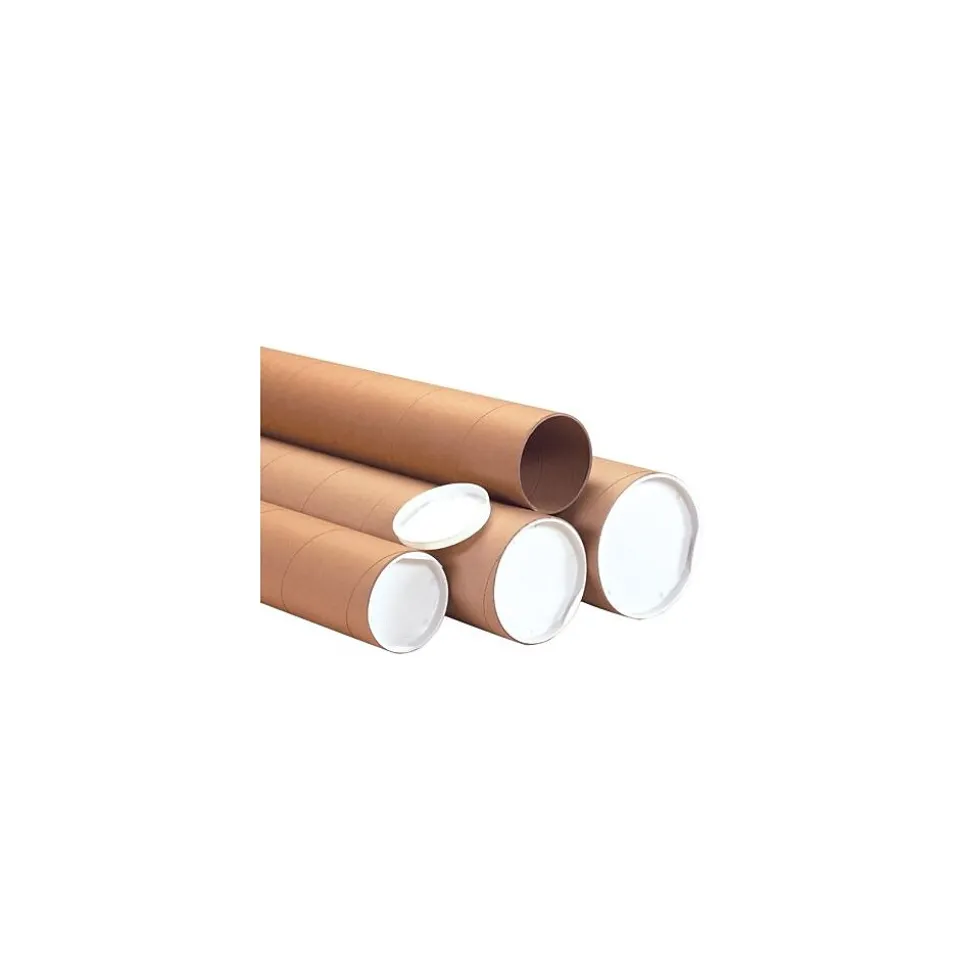 5" x 24" Kraft Jumbo Mailing Tube, 15/Carton (HD5024K) | Unbranded Clearance