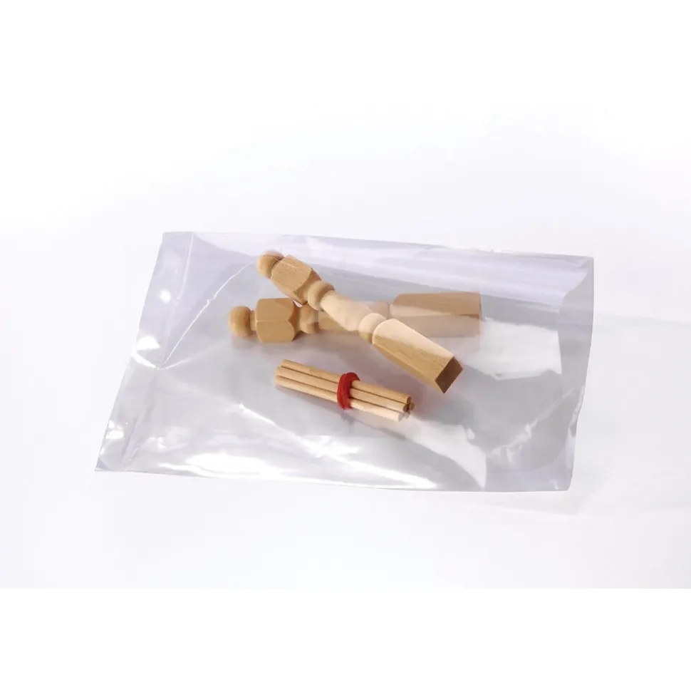 3" x 3" Layflat Poly Bags, 1 Mil, Clear, 1000/Carton (2200) | SI Products Flash Sale