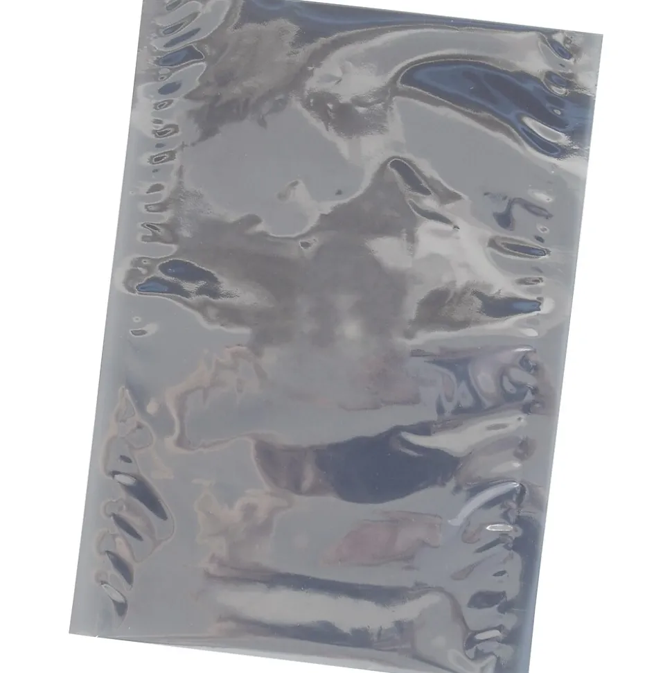 3" x 4" Layflat Poly Bags, 2.8 Mil, Clear, 100/Carton (STC106) | Partners Brand Fashion