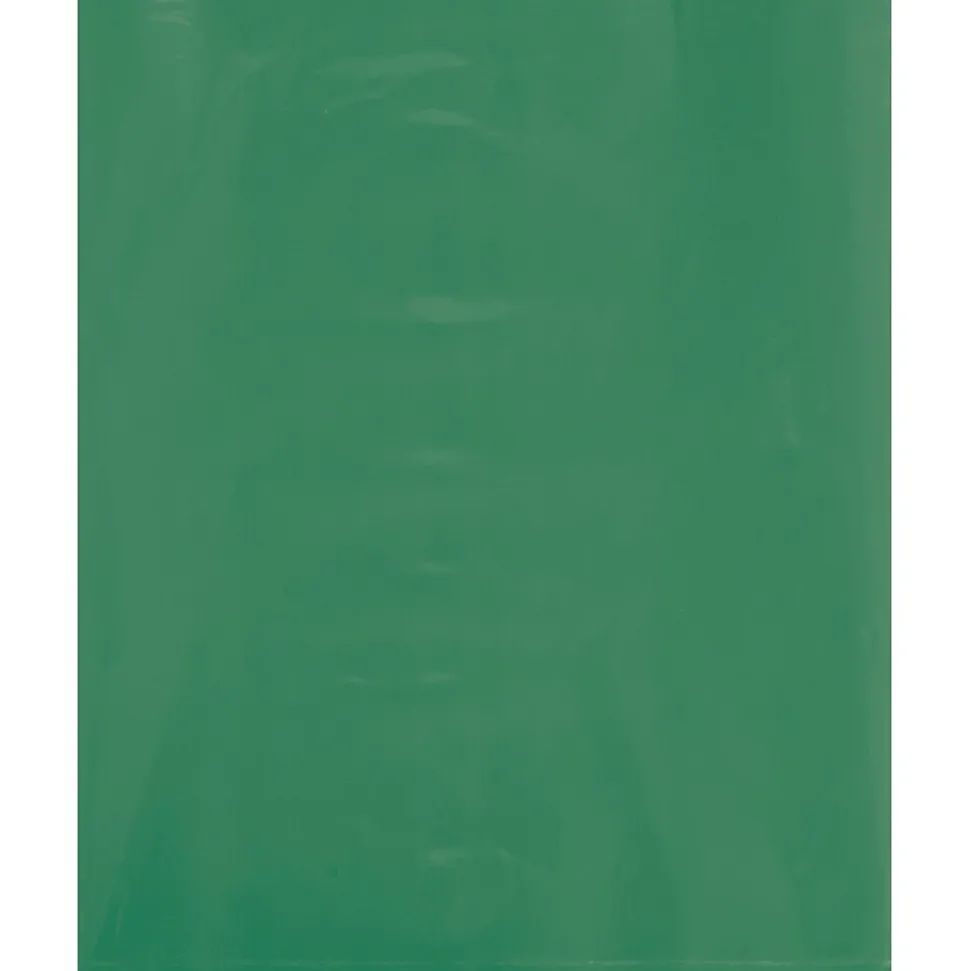 12" x 15" Layflat Poly Bags, 2 Mil, Green, 1000/Carton (PB534G) | Partners Brand Shop