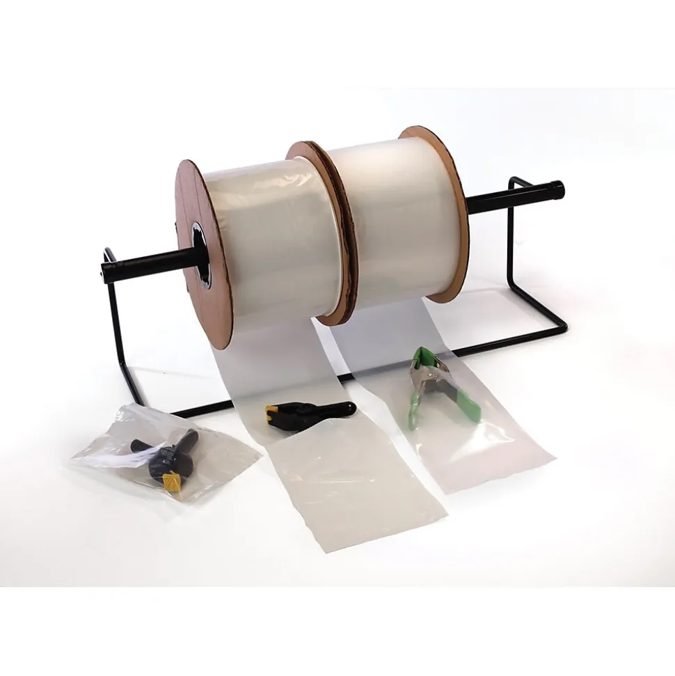 5" x 7" Layflat Poly Bags, Bags on a Roll, 2 Mil, Clear, 1750/Roll (2535) | SI Products Best Sale