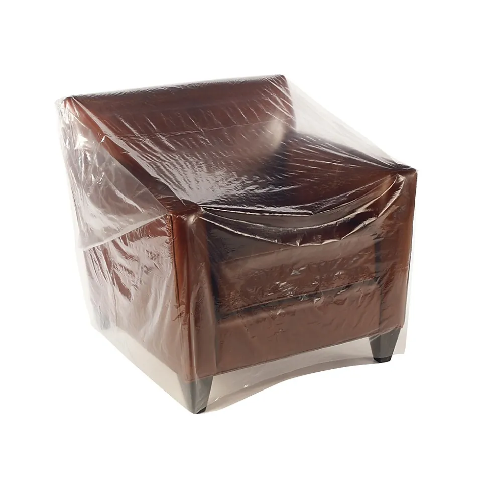 54" x 45" Layflat Poly Bags, Bags on a Roll, 3 Mil, Clear, 100/Roll (3212) | Laddawn Best Sale