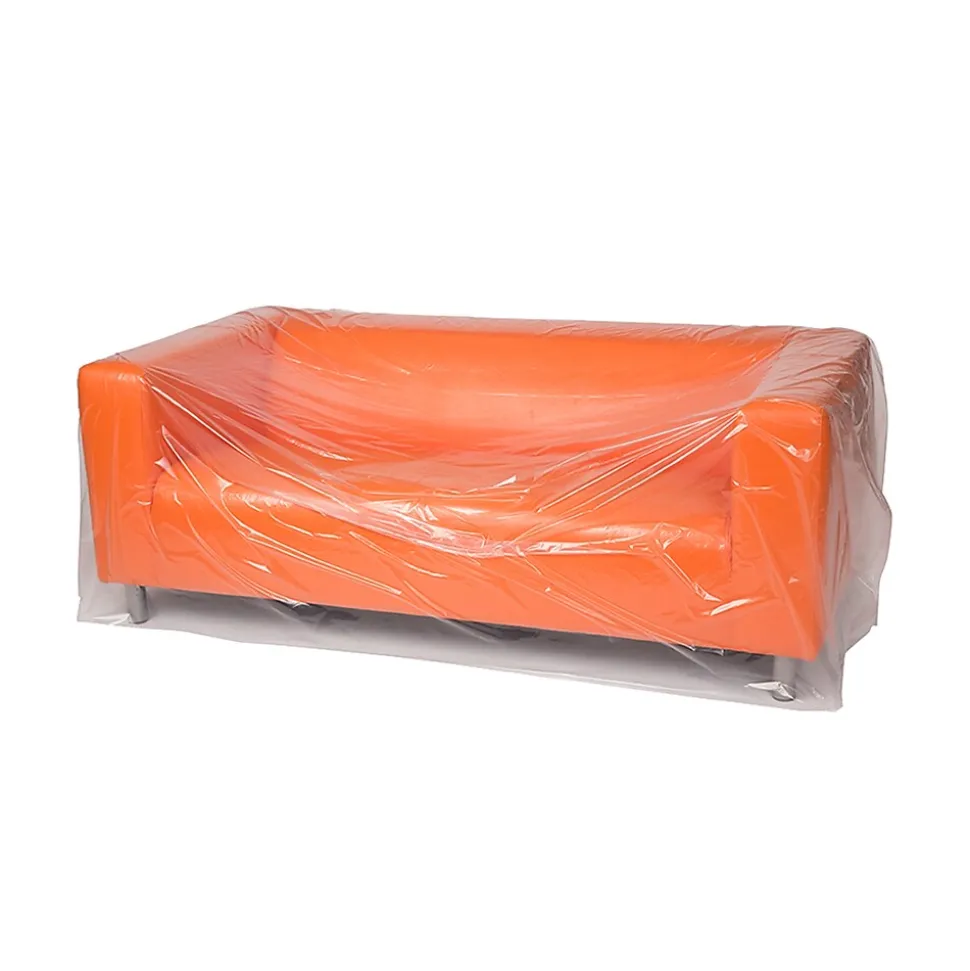 152" x 45" Layflat Poly Bags, Bags on a Roll, 3 Mil, Clear, 35/Roll (3219) | Laddawn Discount
