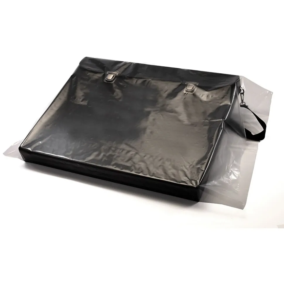 48" x 60" Layflat Poly Bags, Bags on a Roll, 4 Mil, Clear, 75/Roll (6875) | SI Products Store
