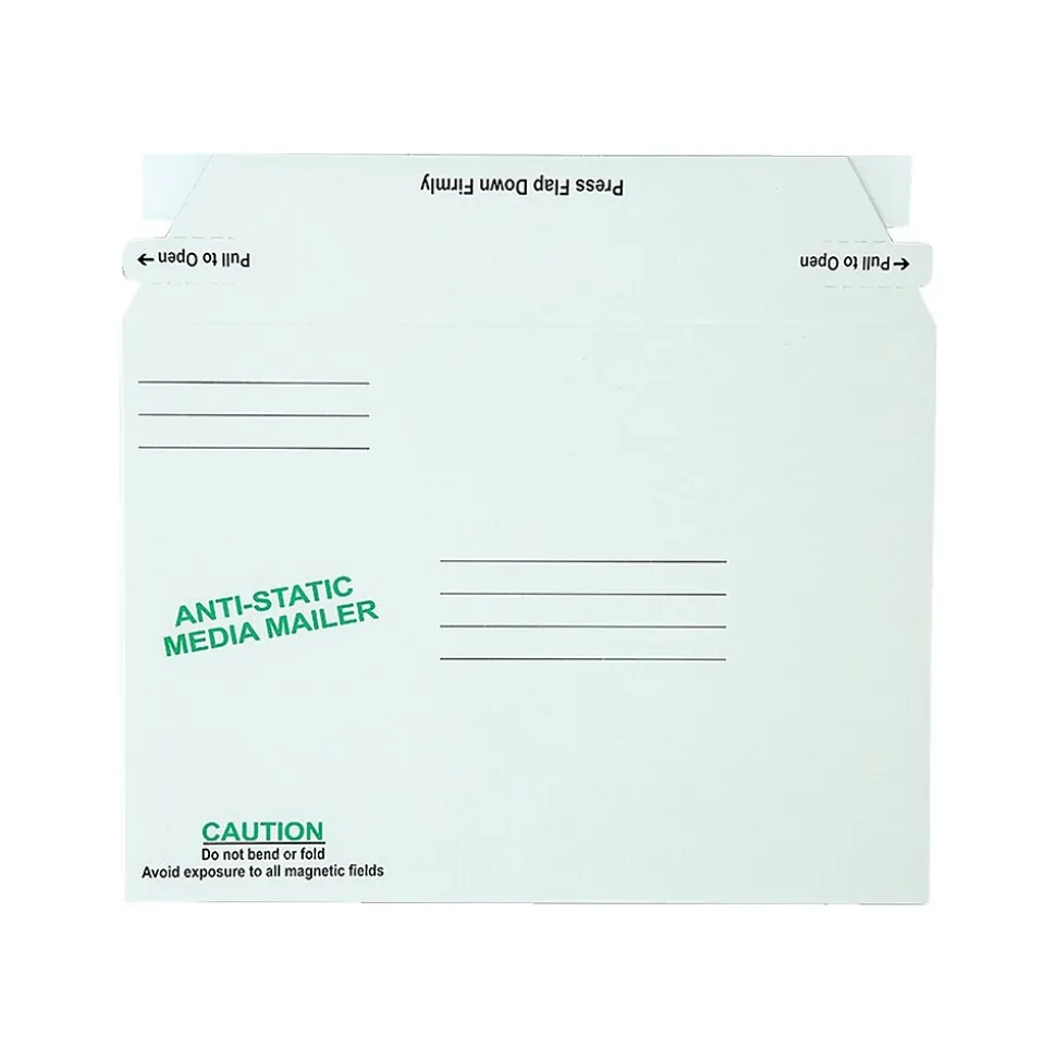 6" x 8.63" Peel & Seal Fiberboard Mailers, CD/DVD, 25/Box (QUA64126) | Quality Park New