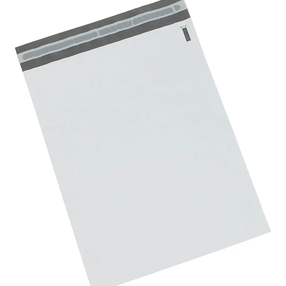 14" x 17" Poly Mailers, White, 100/Case (B879100PK) | SI Products Hot