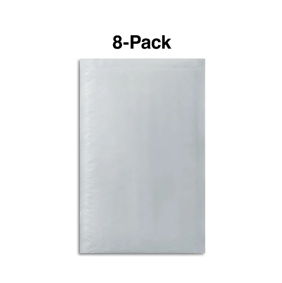 5" x 9" QuickStrip Poly Bubble Mailer, #00, 8/Pack (56531) | Staples Online