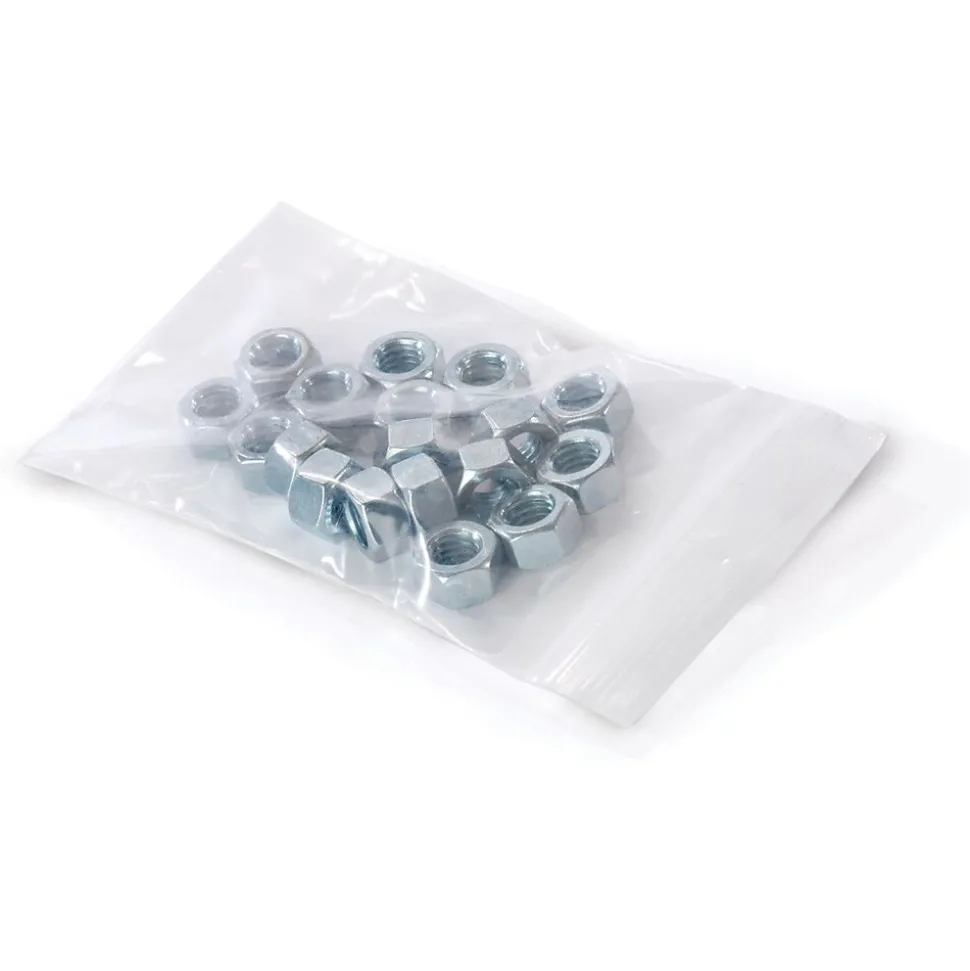 4" x 6" Reclosable Poly Bags, 6 Mil, Clear, 500/Carton (3805A) | SI Products Shop