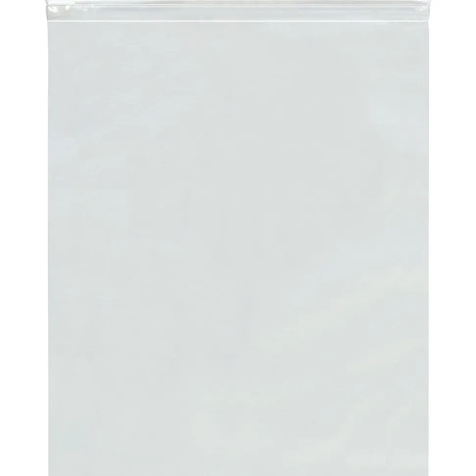 18" x 24" Reclosable Poly Bags, 3 Mil, Clear, 100/Carton (PB5250) | Partners Brand Hot