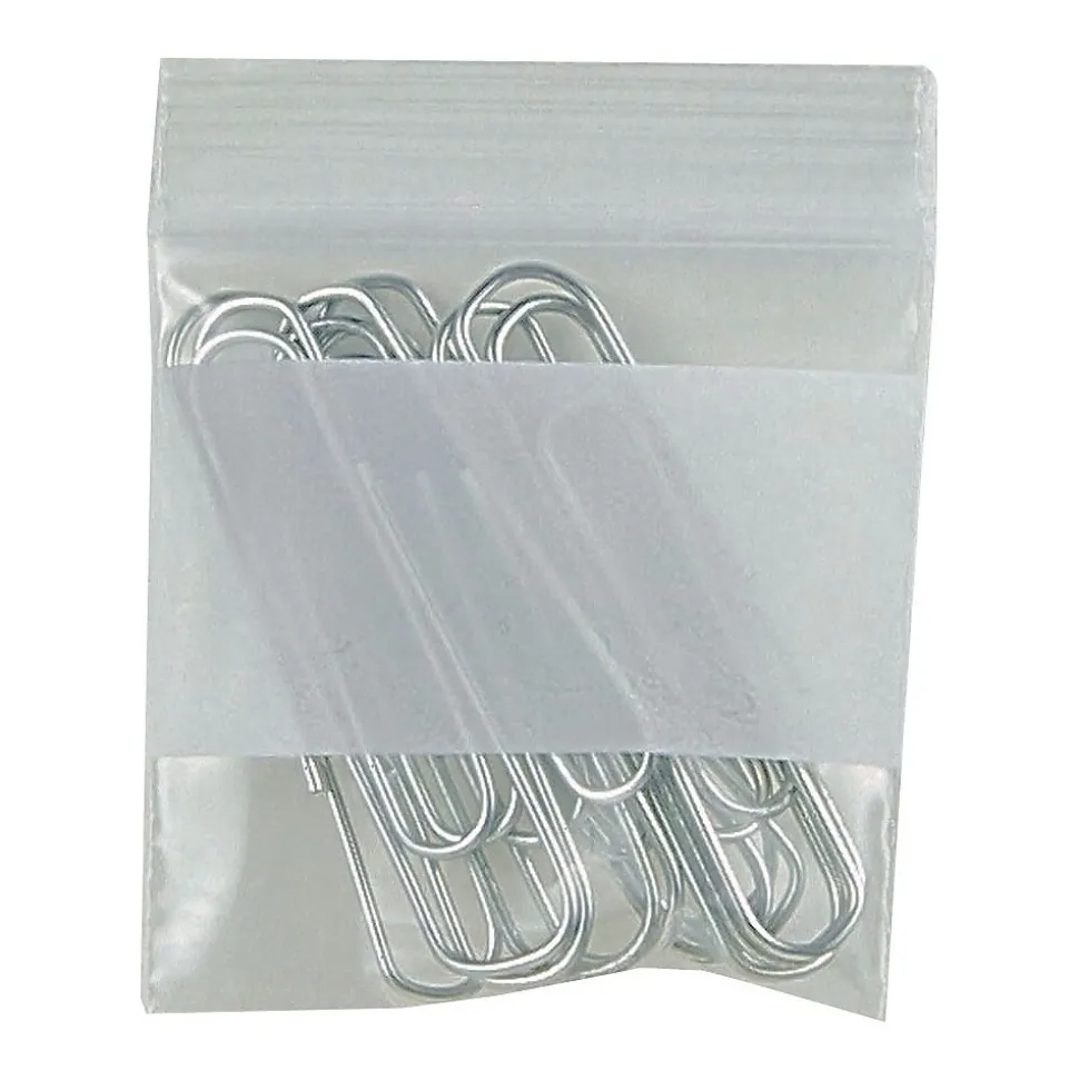 2" x 2" Reclosable Poly Bags, 2 Mil, Clear, 1000/Carton (PB3933) | SI Products Fashion