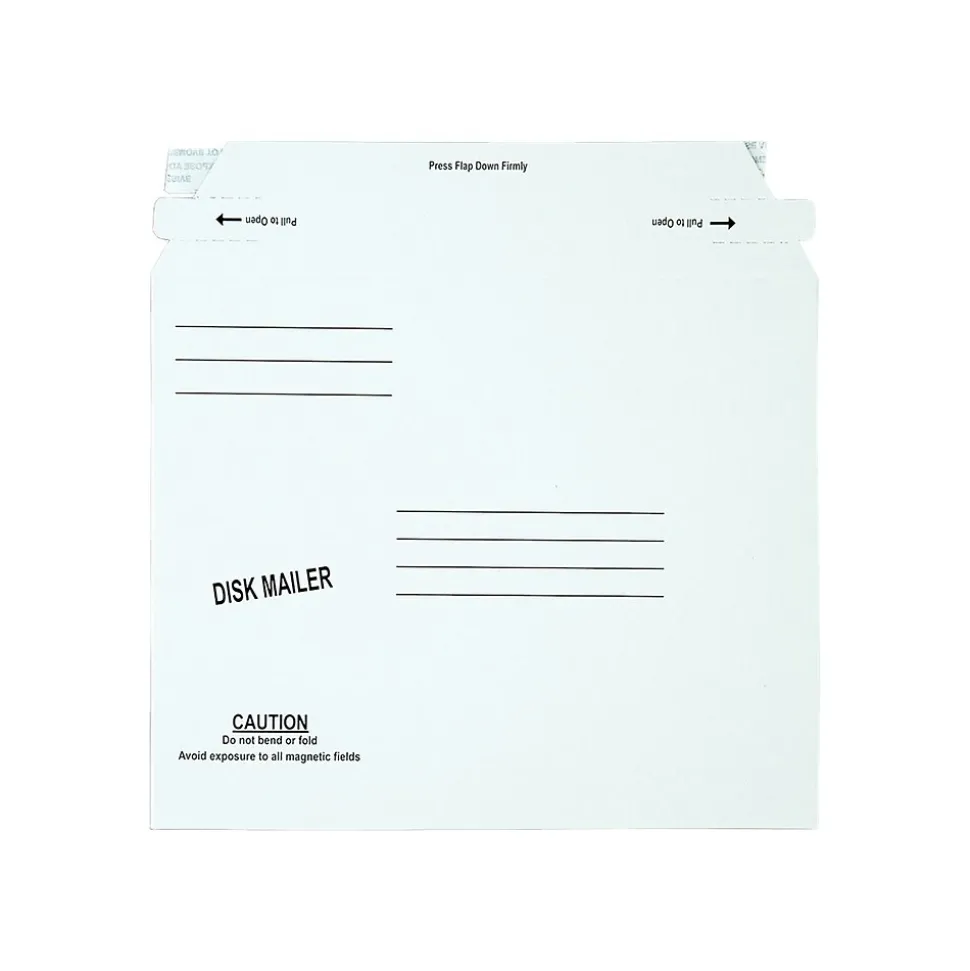 6.06" x 7.5" Self Seal Fiberboard Mailers, CD/DVD, 100/Carton (QUA64117) | Quality Park Flash Sale