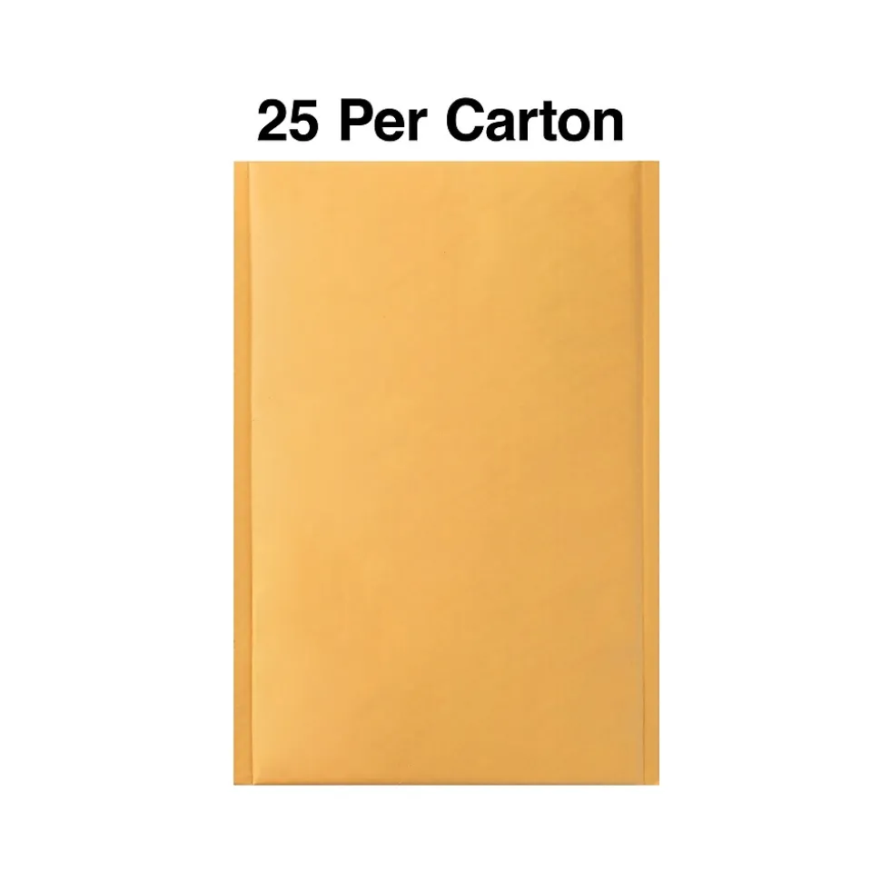 5.75" x 9" Self-Sealing Bubble Mailer, #00, 25/Carton (ST56644B) | Staples Flash Sale