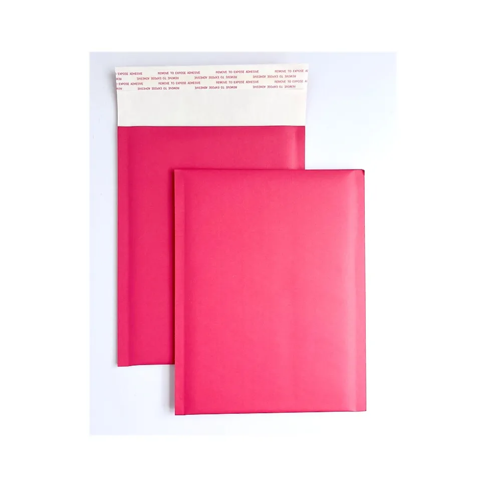 6" x 9" Self-Sealing Bubble Mailer, Pink, Dozen (245155) | Happy Mail Cheap