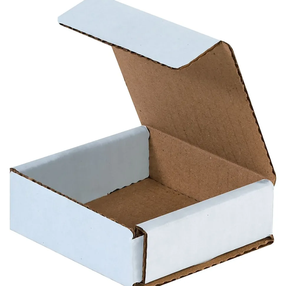 4" x 4" x 1" Corrugated Mailers, 50/Bundle (M441) | Unbranded Outlet