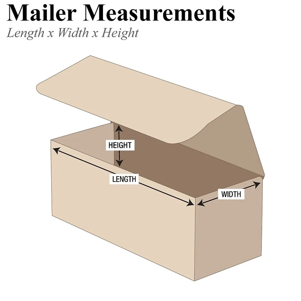 10" x 7" x 3" Corrugated Mailers, 50/Bundle (M1073K) | Partners Brand Best Sale