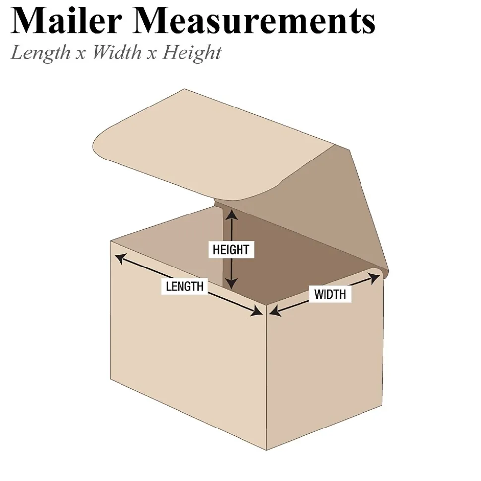 5" x 4" x 3" Corrugated Mailers, 50/Bundle (M543K) | Partners Brand Cheap